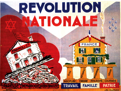 affiche Revolution Nationale les fondati